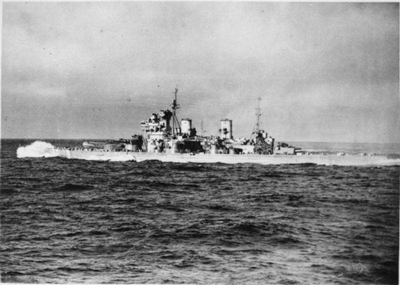 British battleship HMS Duke of York. 