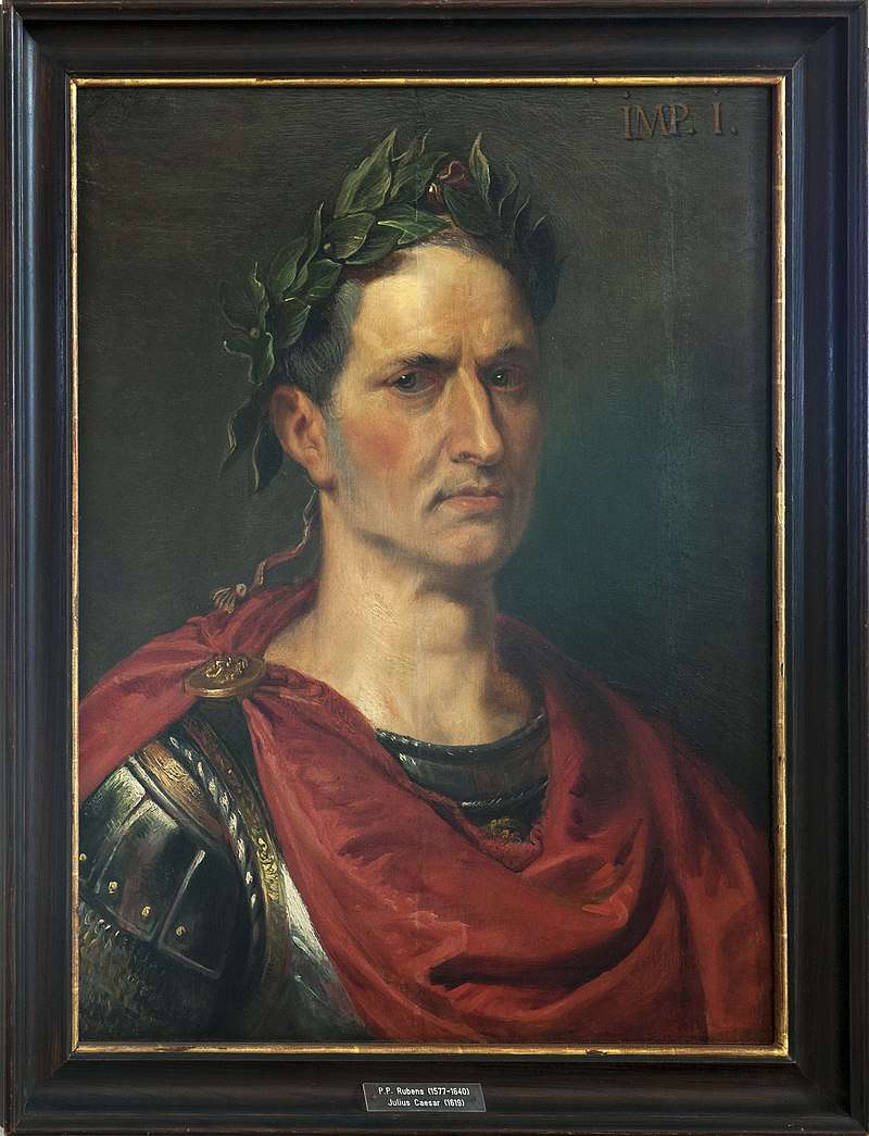 Portrait of Julius Caesar.