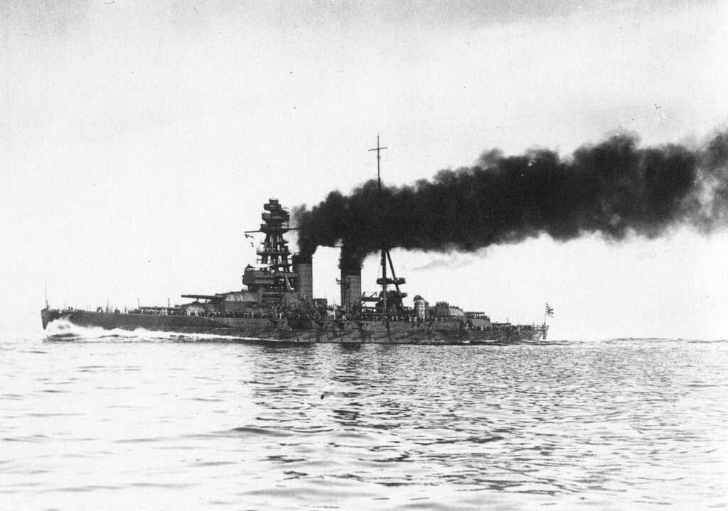 Nagato on sea trials, 30 September 1920.