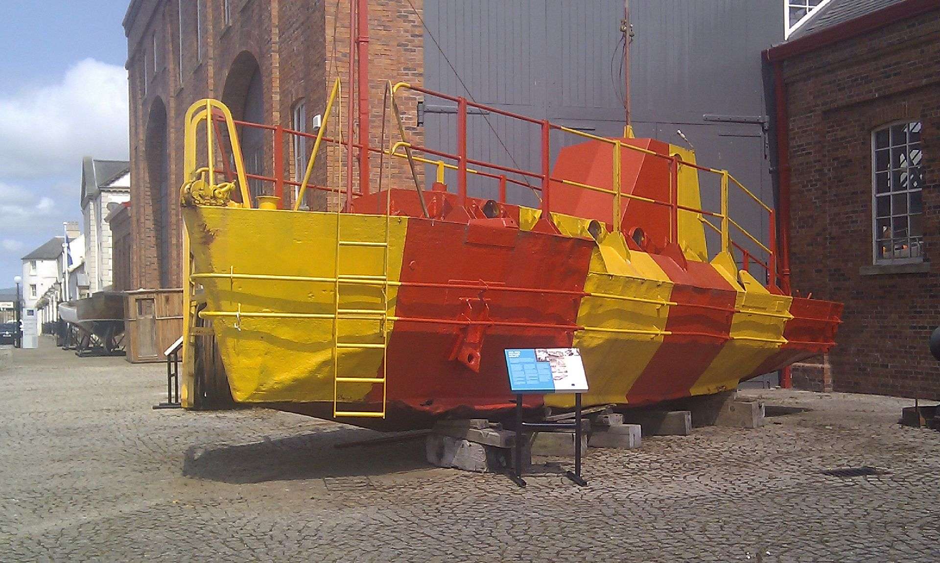 The British made a similar design called the Air-Sea Rescue Float. Image by Rosser1954 CC BY-SA 3.0