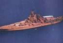 USS Nevada painted orange for the Able Nuclear weapons test.