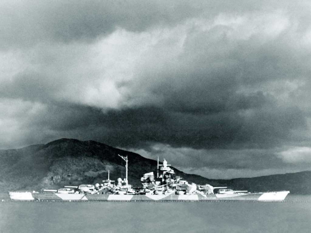 Tirpitz before Operation Catechism.