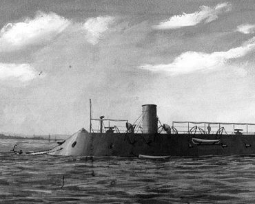 A drawing of CSS Virginia.