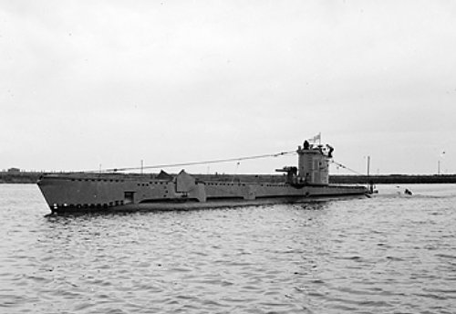 HMS Venturer pictured in 1943. 