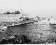 USS Chauncey wrckage at Honda Point.