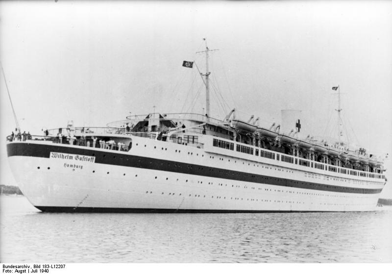 MV Wilhelm Gustloff as a hospital ship. 