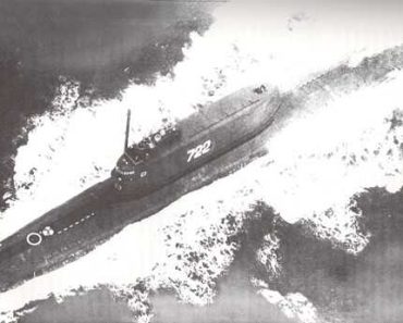 The submarine K-129, which was to be raised during Project Azorian.