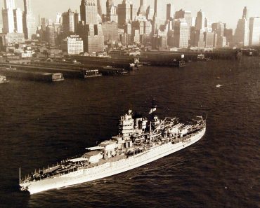 USS New Mexico pictured in New York, 1934.