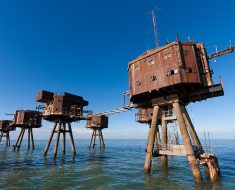 2008 image of the Maunsell Sea Forts.