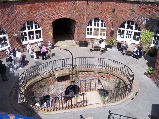 Spitank Fort internal courtyard. 