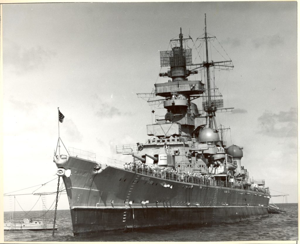 Prinz Eugen pictured in 1946. 